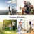 Tripé extensível e flexível para dslr, leve, controle remoto, para celular, c