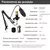 Microfone Condensador, Kit Microfone Condensador com Placa de Som e Braço Artic - PANDORA MAGAZINE E SPORTS