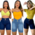 Kit 3 Shorts Feminino Cintura Alta: Versatilidade em Três