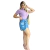 Kit 2 Salopetes Destroyed Estampas: Moda Descolada em Par - HD variedades