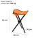 Set de 4 Banquetas Plegables para Camping