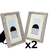 Pack x2 Marcos para Foto de 13x18cm combinado