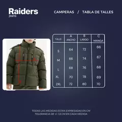 Campera Puffer Orion Azul - comprar online