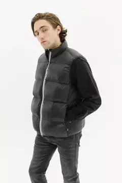 Chaleco Print Puffer Negro en internet