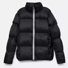 Campera Print Puffer Negro en internet