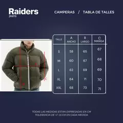 Imagen de Campera Print Puffer Verde