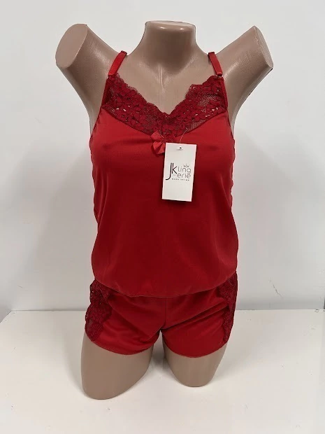 Baby Doll Microfibra com Renda na Lateral