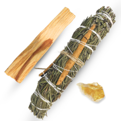 Sahumerio + Palo Santo + Cuarzo