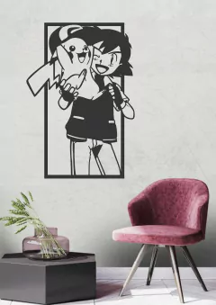 Wall art Pikachu