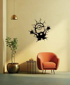 Wall art Minion in the wall - Poloniadeco