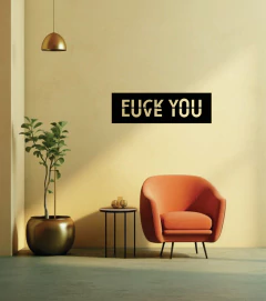 Wall art love you en internet