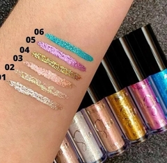 Delineador Glitter Gel Shine Ruby Rose - tienda online