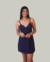Camisola Azul Marinho com Renda - loja online