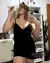 Babydoll Preto com Renda - comprar online