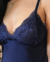 Camisola Azul Marinho com Renda na internet