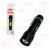 Mini Lanterna LED Recarregável USB Zoom Telescópica Com 3 Modos Alumínio Eletromex EL-2706