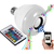 Lâmpada Led Bluetooth Musical Caixa De Som Luz Colorida Com Controle RGB 12W - comprar online
