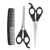 Kit De Tesouras Para Cabeleireiro e Barbeiro Com 2 Tesouras E Pente E Picote Barbershop Kapbom na internet