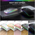 Mouse Sem Fio Com Conector Wireless Recarregável Com Led RGB Gamer 2.4 Ghz - comprar online