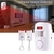 Kit Alarme Residencial Sem Fio Anti-Furto Roubo Invasão Sensor De Presença + 2 Controles