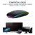 Mouse Sem Fio Com Conector Wireless Recarregável Com Led RGB Gamer 2.4 Ghz - New Hard