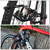 Cadeado Corrente Bicicleta Anti-Furto Bike Trava De Segurança Moto Capacete Portão Chaves Reserva