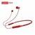 AURICULAR BLUETOOTH 5.0 LENOVO MANOS LIBRES NUQUERO DEPORTIVO HE05 ROJO 6HS CONTROL VOLUMEN