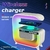 PARLANTE G DE DISEÑO LED CARGA INALAMBRICA ALARMA LUZ AMANECER - comprar online