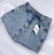 short saia jeans na internet