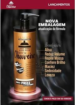 Glatten Bbtox de Chuveiro - Máscara Rápida de Alisamento Redução e Brilho 450ml