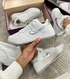 TÊNIS DUNK LOW BRANCO/PRATA