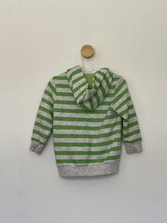 Jaqueta de moletinho com capuz infantil - Sustenta Estilo