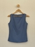 Blusa de alfaiataria azul