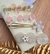 Cartela com 4 Presilhas Borboletas e Flores Rosa e Branco