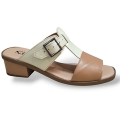 TAMANCO SALTO BLOCO GRACINHASHOES COURO 1119 ROSADO/OFF WHITE - comprar online