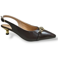 SCARPIN CHANEL VIA UNO MARROM 234950 - comprar online