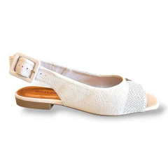 SLINGBACK BOTTERO COURO BURNISH AREIA - loja online
