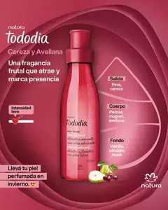 Body splash Cereza y avellana - comprar online