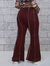Pantalon oxford Bordó, marca Shein en internet