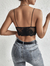 Top moñito, tipo bustier fino y elegante, importado en internet