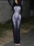 vestido Bombona, largo ajustado super sexy importado