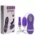 Vibrador Duplo Com 30 Vibracoes Roxo - Importado