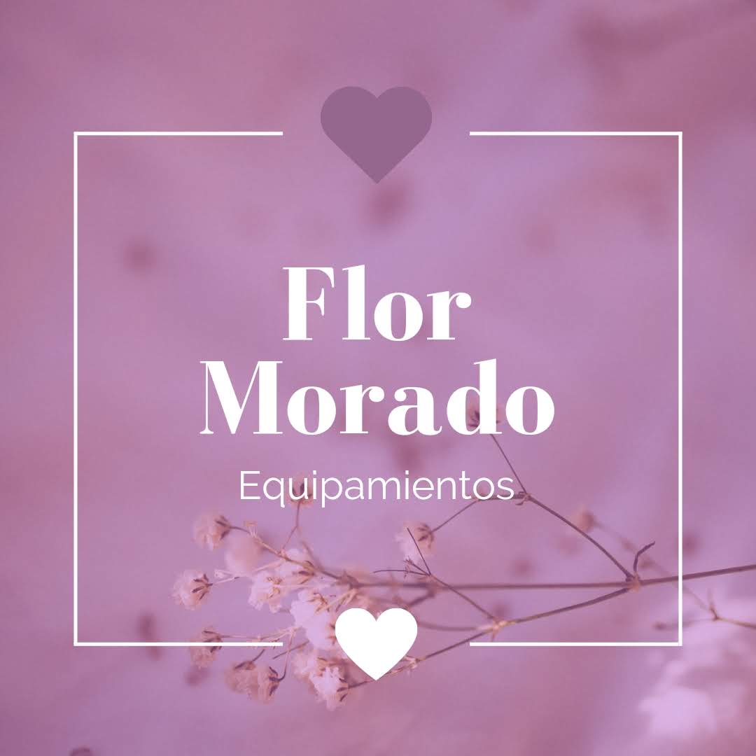 Banner de Flor Morado Equipamientos