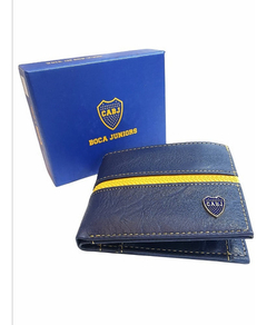 Billetera De Boca Juniors 100% Original Cuero Pu - Licencia - comprar online