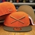 Crossed Bats Logo “Orange Copper” - Crazy Caps