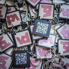 Llaveros con QR - tienda online