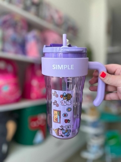 VASO ACRILICO CON MANIJA