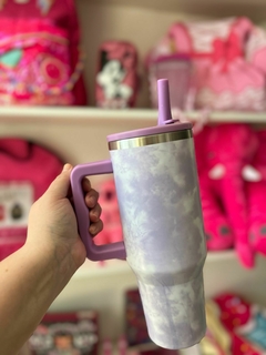 VASO QUENCHER ESTAMPADO NUBE-MARMOL 1200ML - comprar online