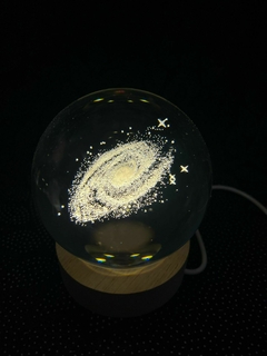 LÁMPARA ESFERA 3D 8CM en internet