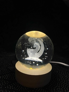 LÁMPARA ESFERA 3D 6CM